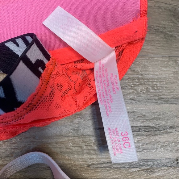 Victoria Secret Bundle 5 Bras Variety Biofit Push Up Lined Demi Dream Angels - Picture 7 of 11